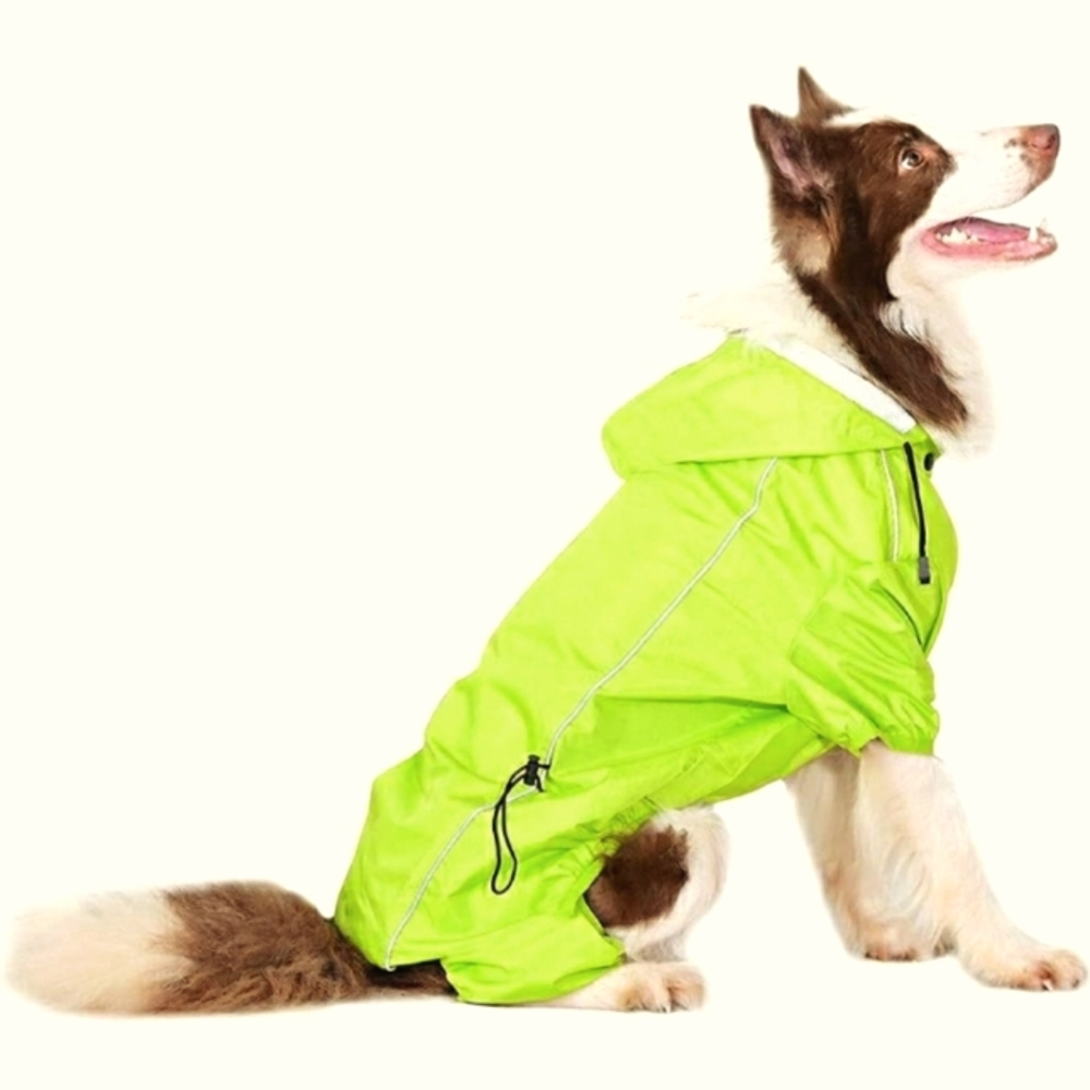 New Dog Rain Poncho With Hood